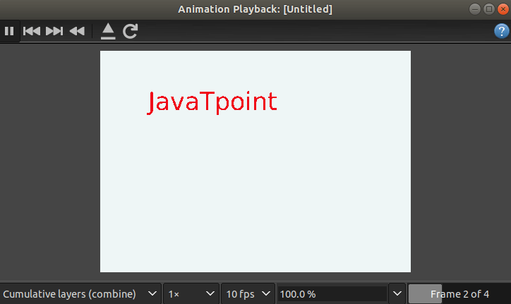 GIMP Animations