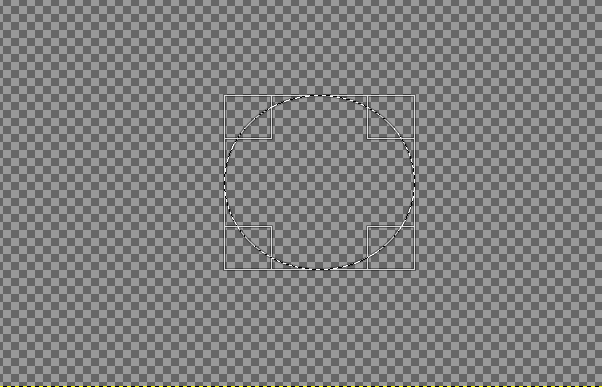 GIMP Draw Circle