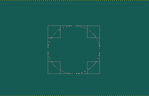 gimp draw circle