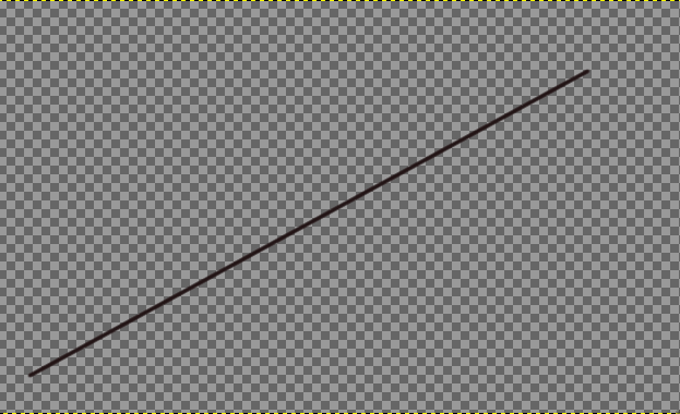 gimp drawing a straight line