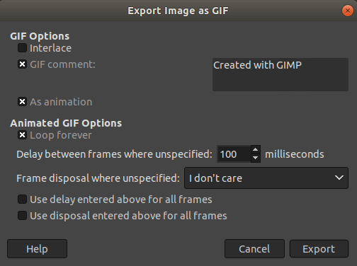 GIMP GIF