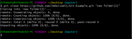 git clone command