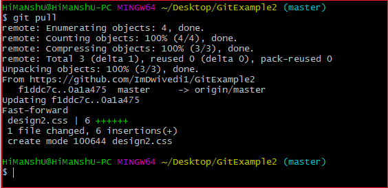 git pull remote branch ignore local changes