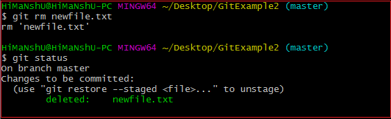 how-to-use-git-rm-command