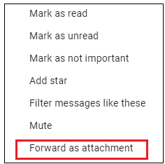 How to forward multiple emails in Gmail