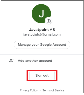 How To Logout From Gmail Javatpoint