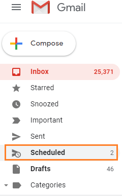 How to schedule an email in Gmail