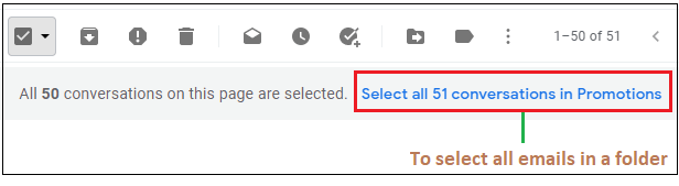 How to select all in Gmail