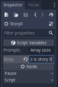 Storybook- Story Object (JSON)