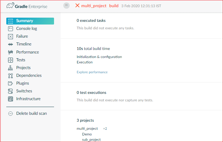 Gradle Build Scans