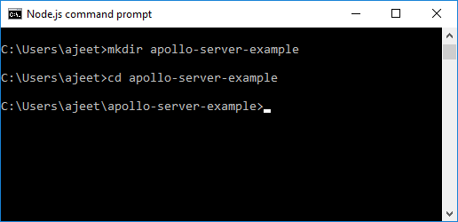 GraphQL Apollo Server Installation