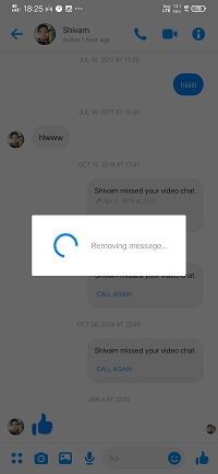 How to delete Facebook messages