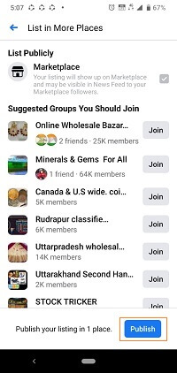 How to get Marketplace in Facebook