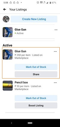 How to get Marketplace in Facebook