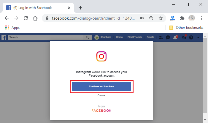How to link Instagram with Facebook