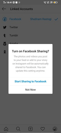 How to link Instagram with Facebook