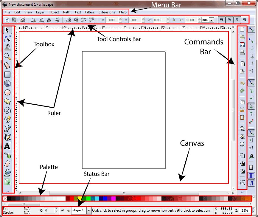 Inkscape Interface