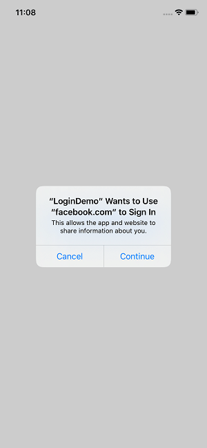Facebook Login Integration in iOS