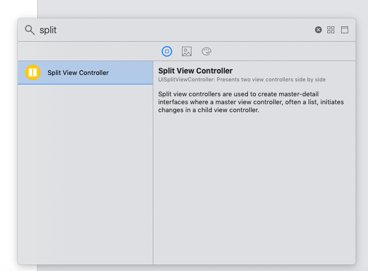 iOS Split View Controller