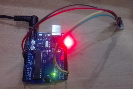 IoT project using Arduino and Bluetooth Module to control LED through Android App