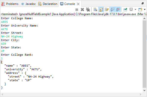 Ignore Null Values In Json Deserializing C