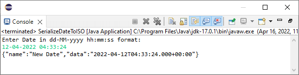 Serialize Date by using Jackson