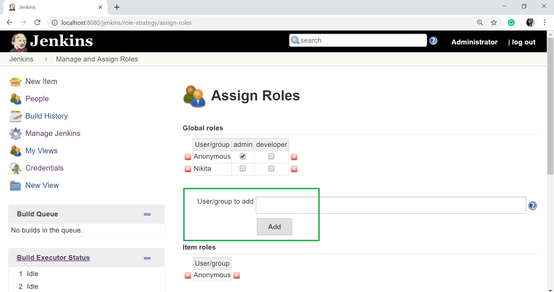 Create and Manage Users in Jenkins
