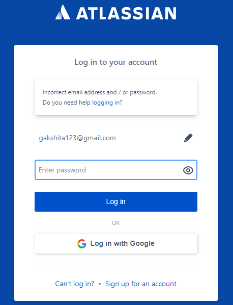 JIRA Login