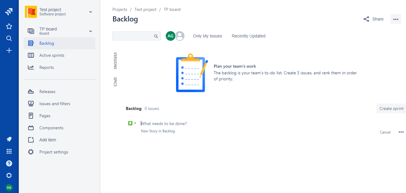 Jira Scrum Board - Javatpoint