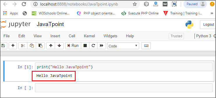 How to write and run a program in Jupyter