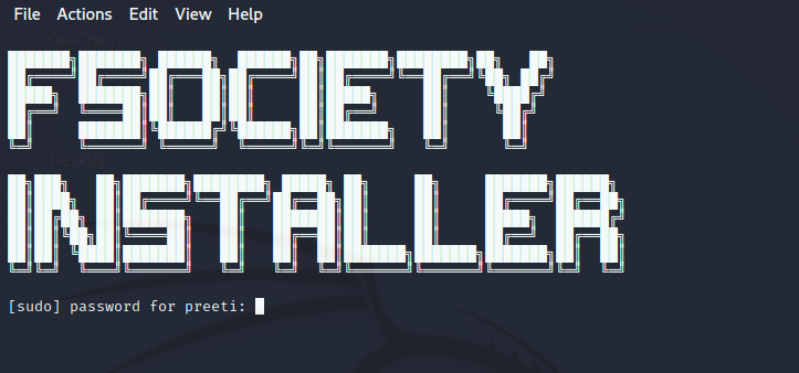 Fsociety Tool in Kali Linux