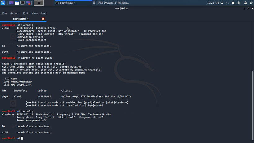 Hacking Wifi using Kali Linux