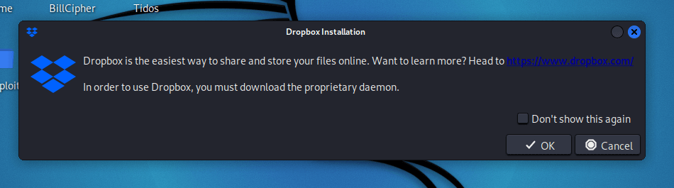 How to Install Dropbox on Kali Linux