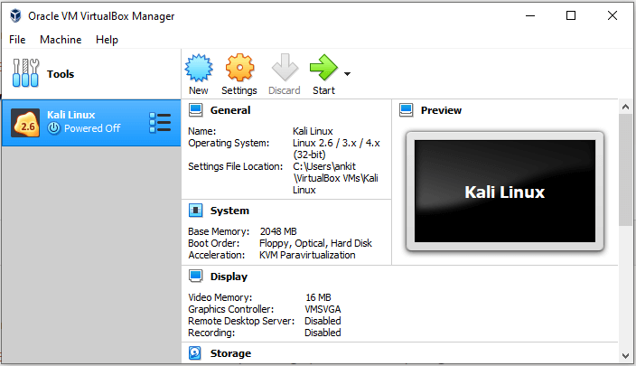 installing Kali Linux