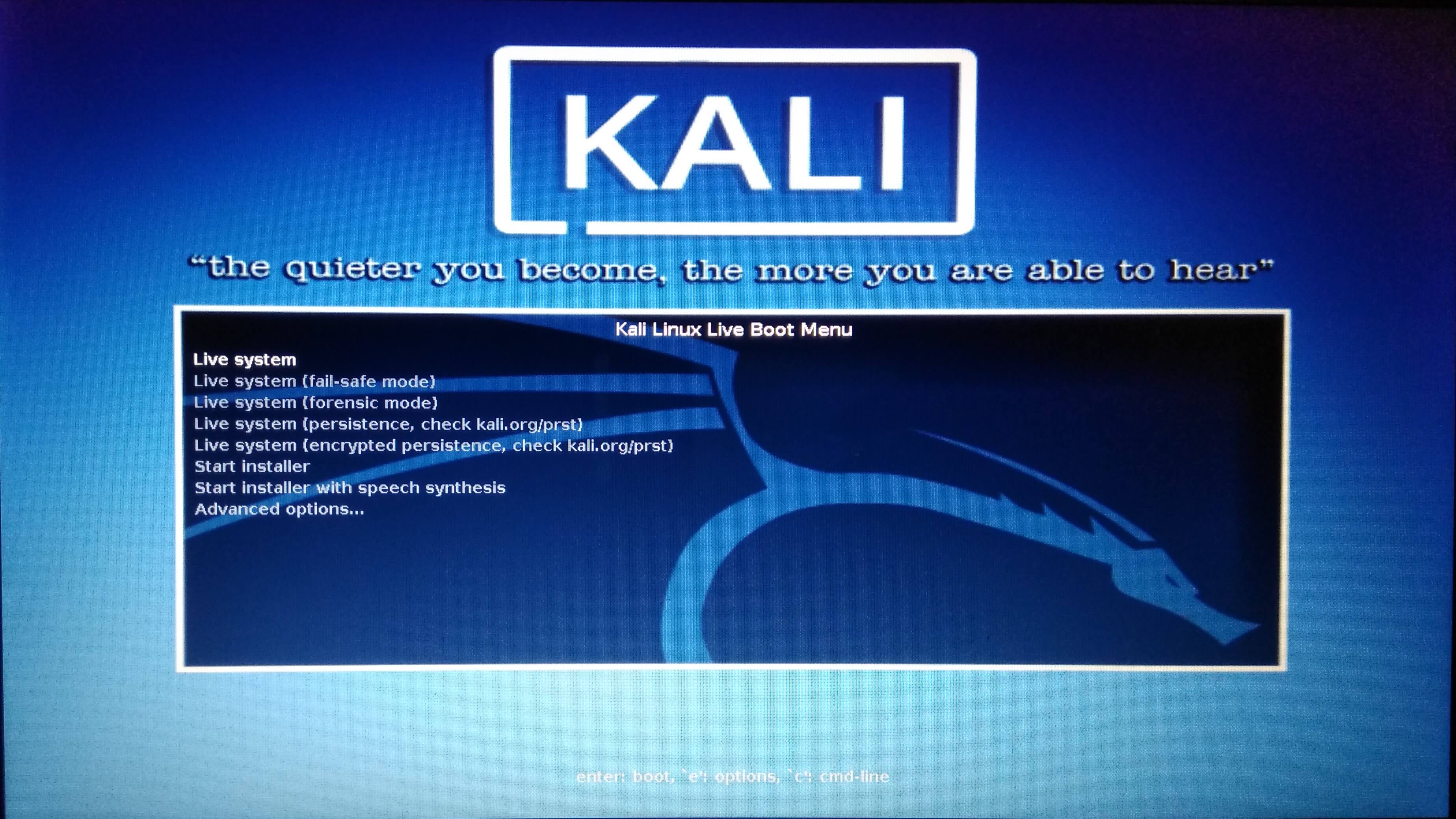 installing Kali Linux