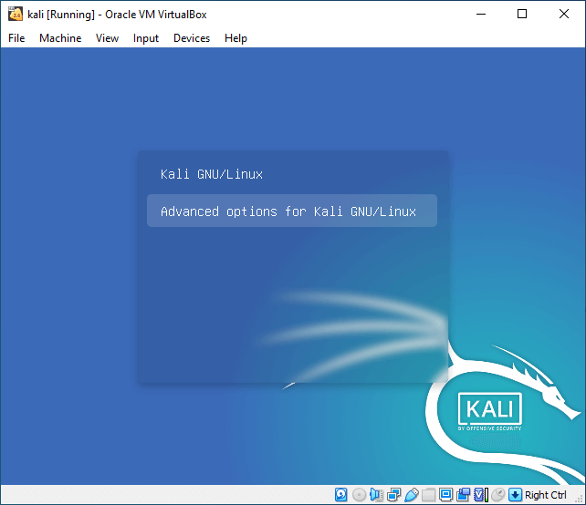 Kali Linux root password reset