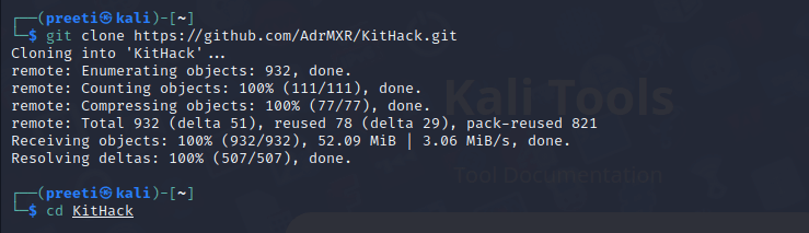 KitHack-Hacking Tools Pack in Kali Linux