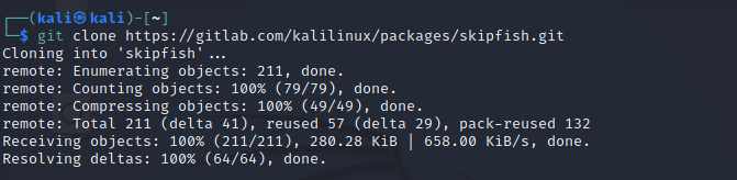 Skipfish in Kali Linux