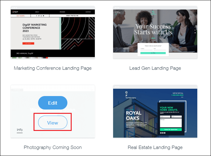Landing Pages Tutorial