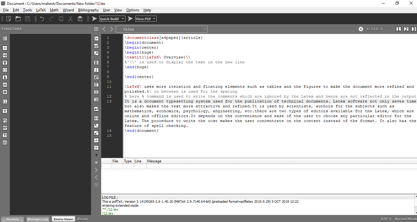 online latex text editor