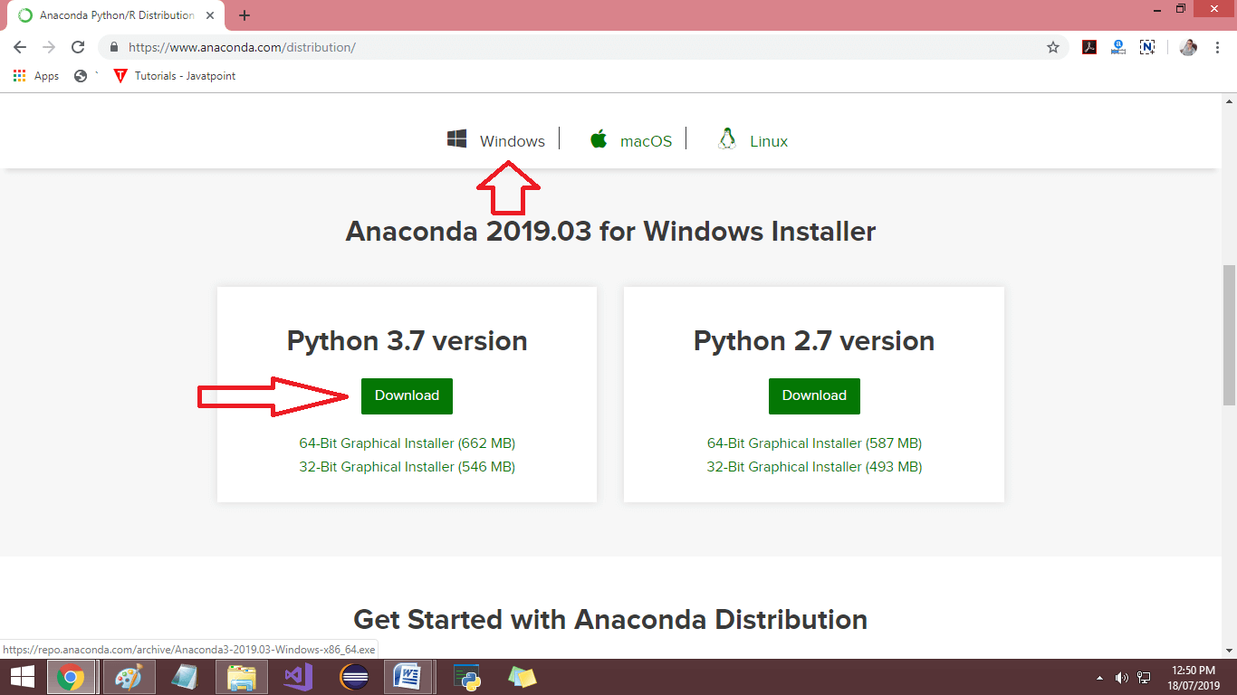 anaconda for windows python 3.5