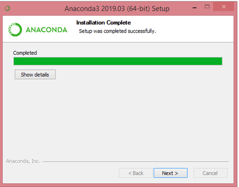 anaconda installing python javatpoint learning machine installation tick checkbox completed learn want if