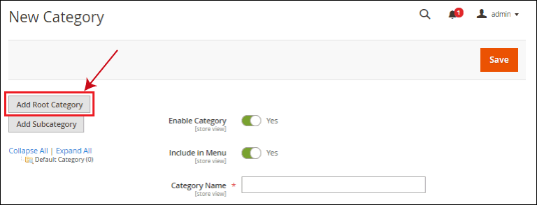 How to create Product Category in Magento 2
