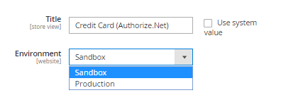 How to set up Authorize.net method in Magento 2