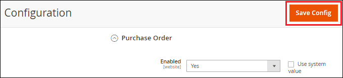 How to set up Purchase Order (PO) payment method in Magento 2