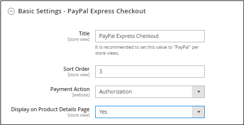 PayPal Setup in Magento 2
