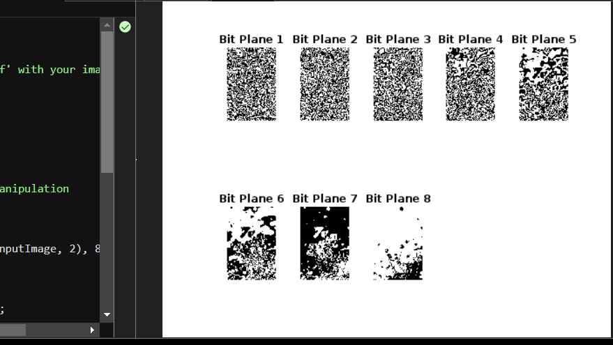 Extract bit planes from an Image in Matlab