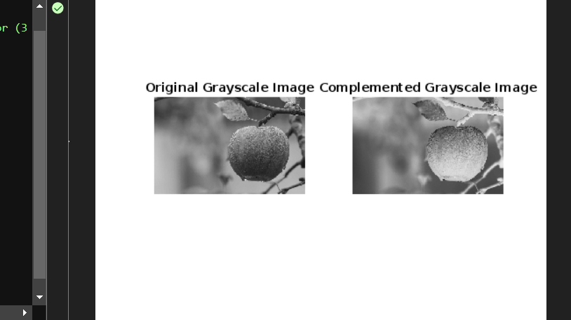 MATLAB Complement colors in a Grayscale Image