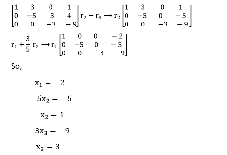 Gauss Gauss-Jordan Elimination - Javatpoint