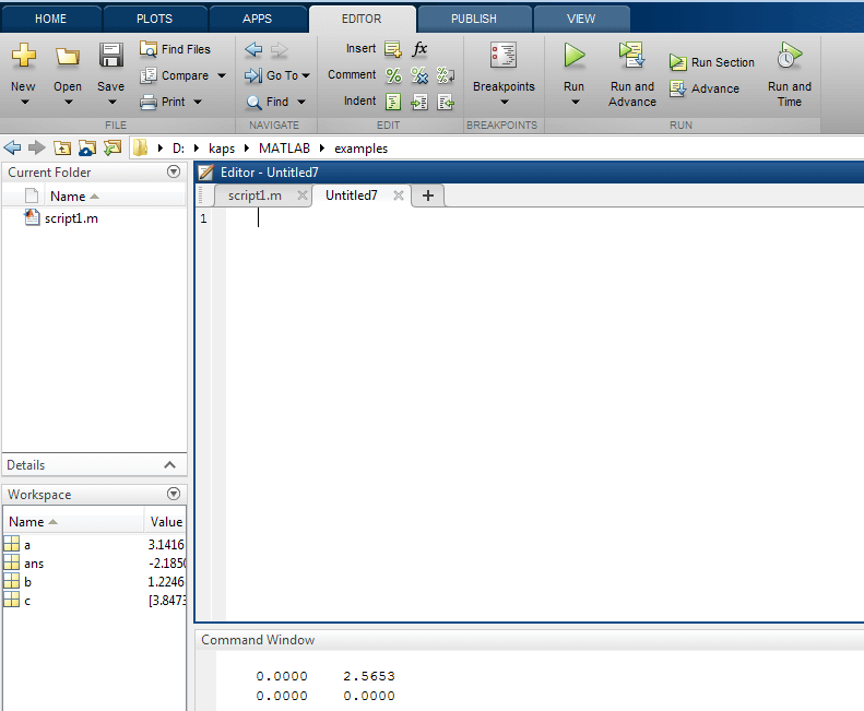 run matlab p file